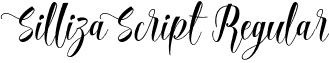 Silliza Script Regular font - Silliza Script.otf