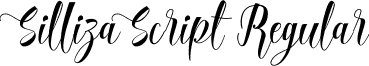 Silliza Script Regular font - Silliza Script.ttf