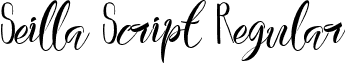 Seilla Script Regular font - seilla_script-webfont.ttf