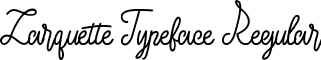 Larquette Typeface Regular font - Larquette Typeface.ttf