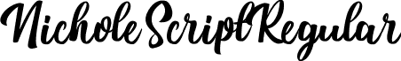 Nichole Script Regular font - Nichole Script.ttf