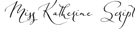 MissKatherine Script font - Miss_Katherine-Script.otf