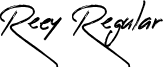 Reey Regular font - Reey-Regular.otf
