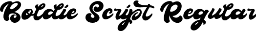 Boldie Script Regular font - Boldie Script.ttf