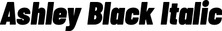 Ashley Black Italic font - Ashley-BlackItalic.otf