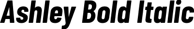 Ashley Bold Italic font - Ashley-BoldItalic.otf