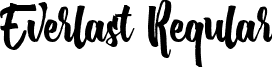 Everlast Regular font - Everlast.ttf