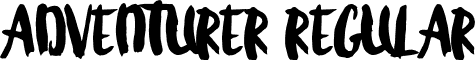Adventurer Regular font - Adventurer-Regular.otf