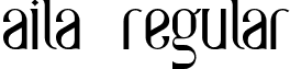 Aila Regular font - aila.ttf