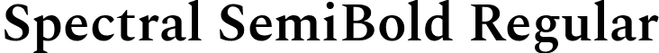 Spectral SemiBold Regular font - Spectral-SemiBold.ttf