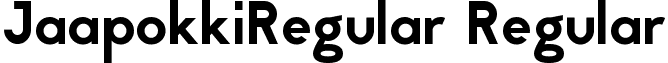 JaapokkiRegular Regular font - jaapokki-regular.ttf