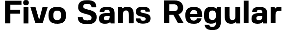 Fivo Sans Regular font - FivoSans-Bold.otf