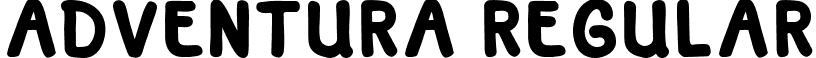 Adventura Regular font - me55enjah - Adventura  FREE.ttf