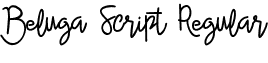 Beluga Script Regular font - BelugaScript.otf