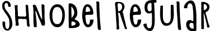Shnobel Regular font - Shnobel-Regular.ttf