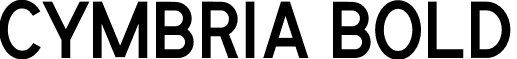 Cymbria Bold font - Cymbria-Bold.otf