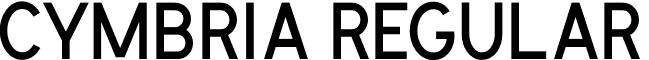 Cymbria Regular font - Cymbria-Regular.otf