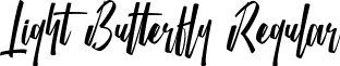 Light Butterfly Regular font - Light Butterfly.ttf