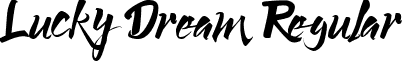 Lucky Dream Regular font - Lucky Dream.ttf