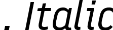 . Italic font - noway_regular_italic-webfont.otf