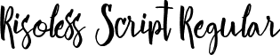 Risoless Script Regular font - Risoless Script.otf