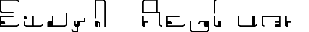 Eidyn Regular font - Eidyn.ttf