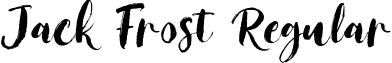 Jack Frost Regular font - Jack Frost.otf