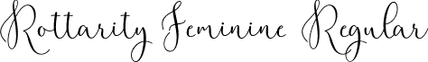 Rottarity Feminine Regular font - Rottarity Fenimine.ttf