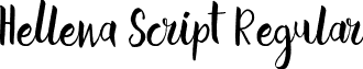 Hellena Script Regular font - Hellena Script.ttf