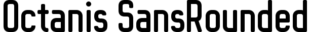 Octanis SansRounded font - Octanis-SansRounded.ttf