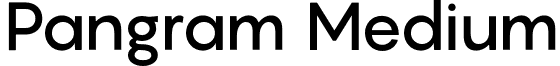 Pangram Medium font - Pangram-Medium.otf