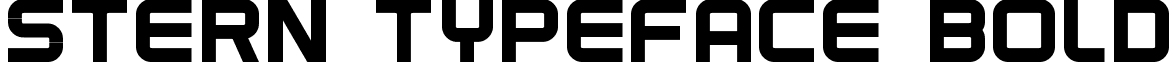 Stern Typeface Bold font - Stern Typeface Bold_3.ttf
