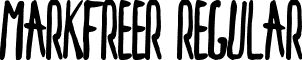 Markfreer Regular font - Markfreer.ttf