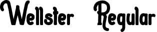 Wellster Regular font - Wellster.otf