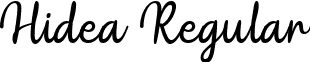 Hidea Regular font - Hidea Font by Situjuh (7NTypes).otf
