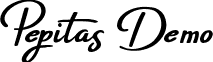 Pepitas Demo font - Pepitas Demo.otf