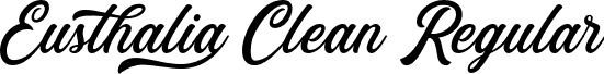 Eusthalia Clean Regular font - Eusthalia Clean (Free For Personal Use).otf