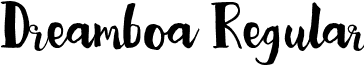 Dreamboa Regular font - Dreamboa-Regular.otf