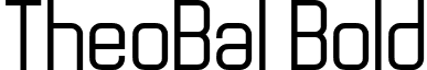 TheoBal Bold font - Theo Ballmer Normal Medium.ttf