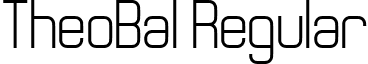 TheoBal Regular font - Theo Ballmer Normal Regular.ttf