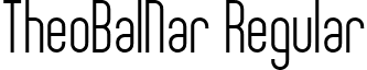 TheoBalNar Regular font - Theo Ballmer Narrow Regular.ttf