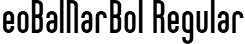 eoBalNarBol Regular font - Theo Ballmer Narrow Bold.ttf