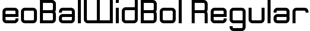 eoBalWidBol Regular font - Theo Ballmer Wide ExtraBold.ttf