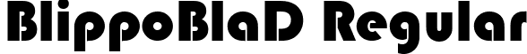 BlippoBlaD Regular font - Blippo Black D.ttf