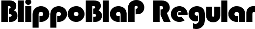 BlippoBlaP Regular font - Blippo Black P.ttf