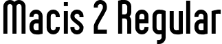 Macis 2 Regular font - Macis-Regular4.otf