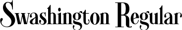 Swashington Regular font - Swashington.otf