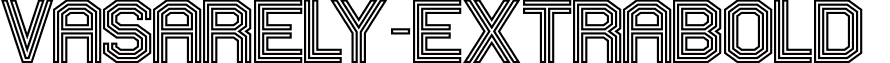 Vasarely-Extrabold & font - Vasarely ExtraBold.otf