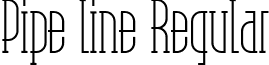 Pipe line Regular font - Pipe line.ttf