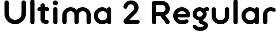 Ultima 2 Regular font - Ultima Bold.ttf